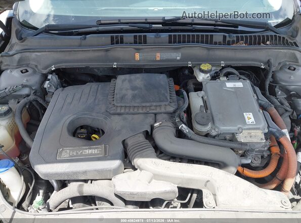 3FA6P0UUXJR141930 2018 FORD FUSION HYBRID Gray Widok z tyłu