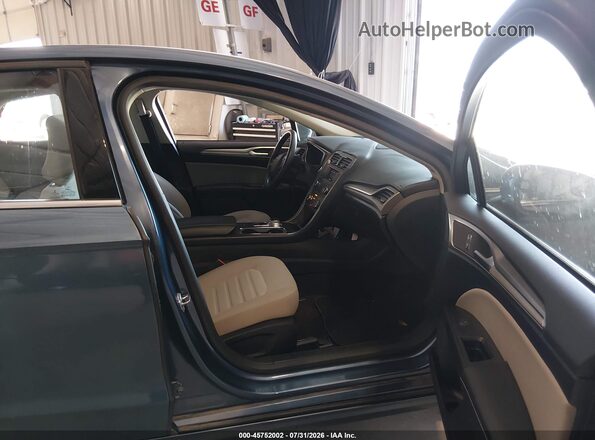 3FA6P0UUXJR278902 2018 FORD FUSION HYBRID Blue Front interior view