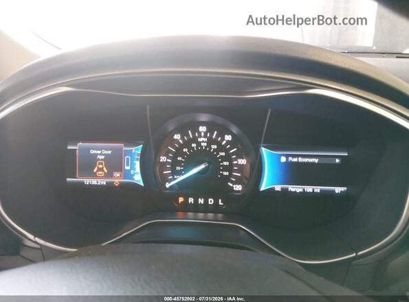 3FA6P0UUXJR278902 2018 FORD FUSION HYBRID Blue Rear seats view