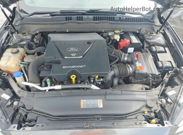 3FA6P0VP0JR106631 2018 FORD FUSION Charcoal Rear interior view