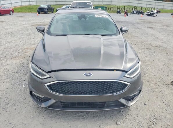 3FA6P0VP0JR106631 2018 FORD FUSION Charcoal Front view