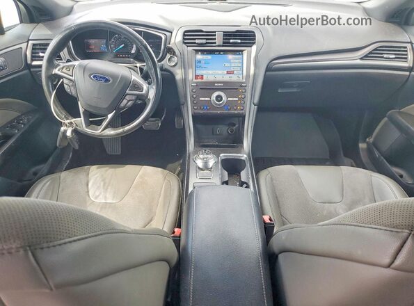 3FA6P0VP0JR106631 2018 FORD FUSION Charcoal Dashboard view