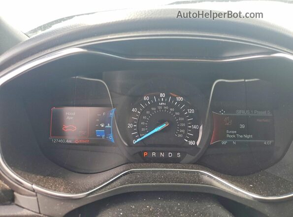 3FA6P0VP0JR106631 2018 FORD FUSION Charcoal Instrument cluster view