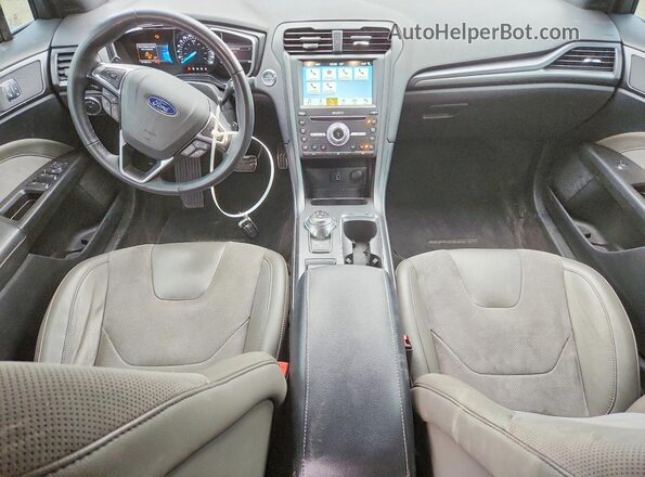 3FA6P0VP0JR159703 2018 FORD FUSION Black Vista del salpicadero