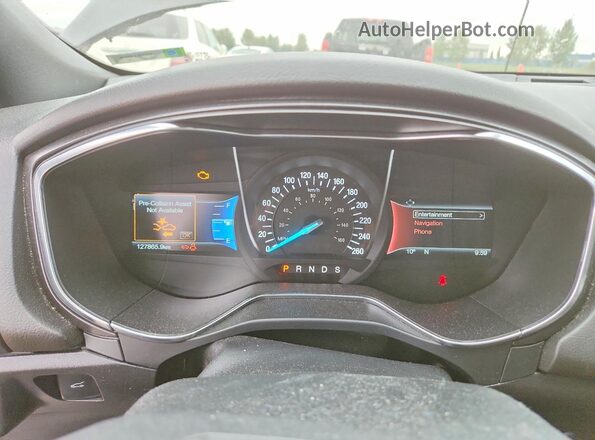 3FA6P0VP0JR159703 2018 FORD FUSION Black Vista del cuadro de instrumentos