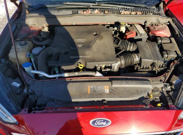 3FA6P0VP4HR192830 2017 FORD FUSION Red Rear interior view