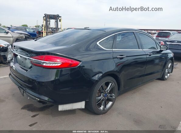 3FA6P0VP6HR309078 2017 FORD FUSION Black Հետևի աջ