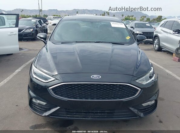 3FA6P0VP6HR309078 2017 FORD FUSION Black Սալոնի հետևի տեսք