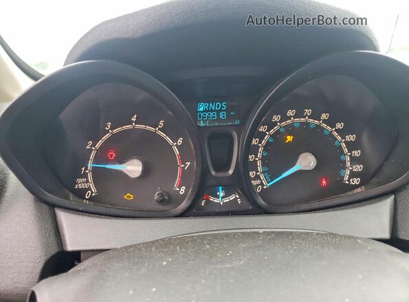 3FADP4AJ0KM122634 2019 FORD FIESTA Серебряный Вид щитка приборов