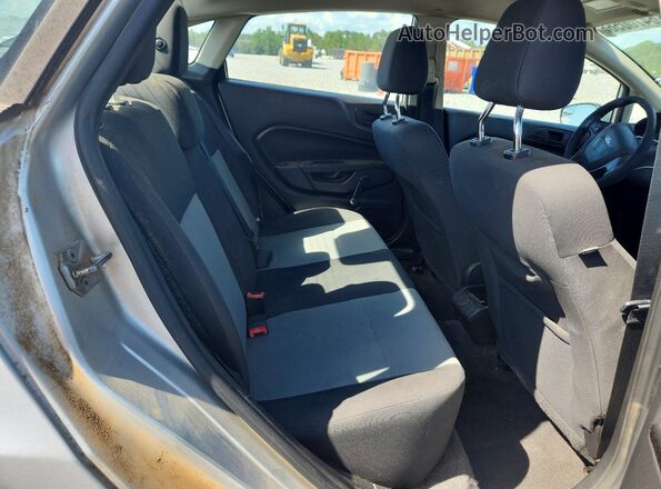 3FADP4AJ1HM109402 2017 FORD FIESTA Silver უკანა სავარძლების ხედი