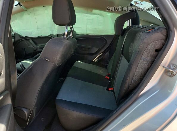 3FADP4AJ2KM165727 2019 FORD FIESTA Gray Vista de los asientos traseros