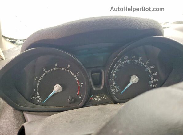 3FADP4AJ4KM153918 2019 FORD FIESTA Silver Вид щитка приладів