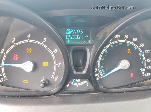 3FADP4AJ7JM100127 2018 FORD FIESTA Black Vista del cuadro de instrumentos