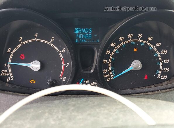 3FADP4AJ7JM133998 2018 FORD FIESTA Белый Вид щитка приборов