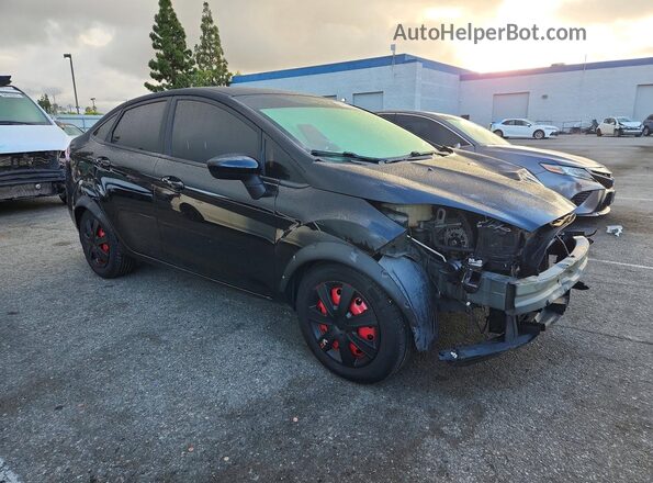 3FADP4AJ8JM147327 2018 FORD FIESTA Черный Передняя правая четверть