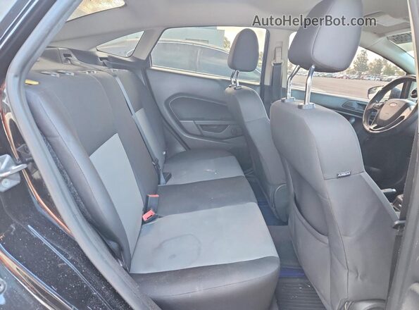 3FADP4AJ8JM147327 2018 FORD FIESTA Черный Вид задних сидений