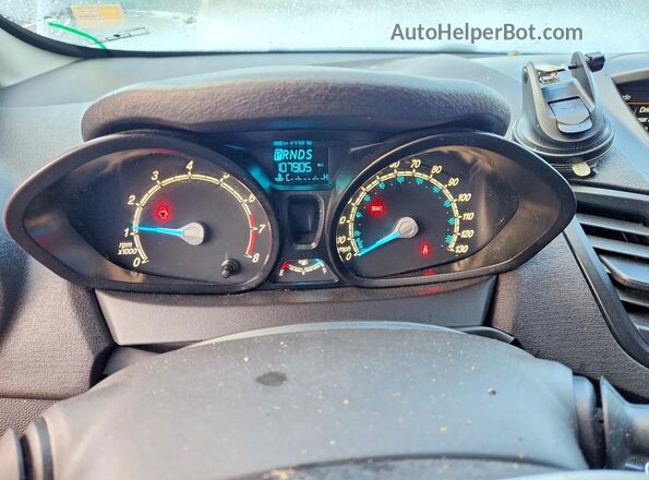 3FADP4AJ8JM147327 2018 FORD FIESTA Черный Вид щитка приборов