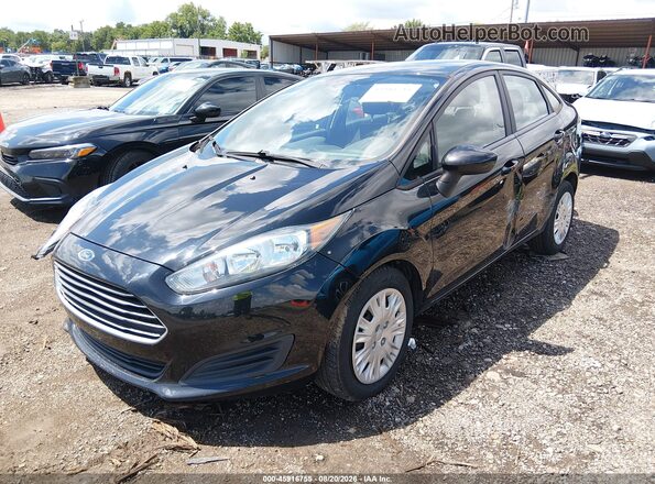 3FADP4AJ8KM128987 2019 FORD FIESTA Black წინა მარცხენა ხედი სამი მეოთხედიდან