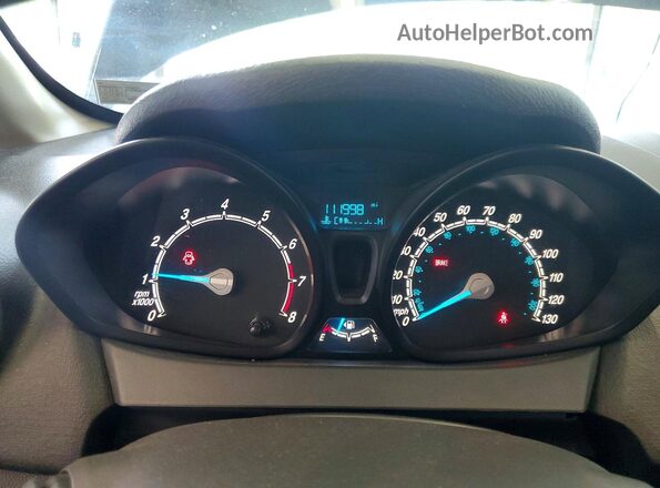 3FADP4AJ9HM137934 2017 FORD FIESTA Black Vista del cuadro de instrumentos