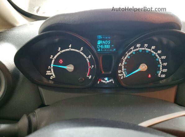 3FADP4AJ9JM132027 2018 FORD FIESTA Silver Vista del cuadro de instrumentos