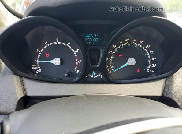 3FADP4AJXKM113844 2019 FORD FIESTA Black Instrument cluster view