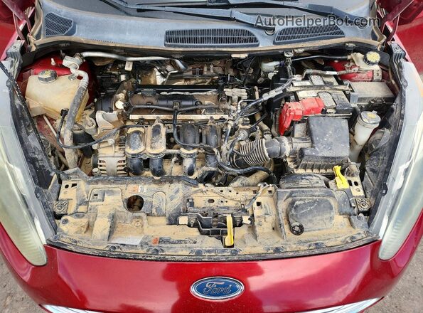 3FADP4BJ0GM130657 2016 FORD FIESTA Red Widok wnętrza z tyłu
