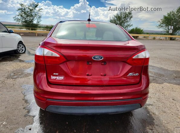 3FADP4BJ0GM130657 2016 FORD FIESTA Red Widok z tyłu