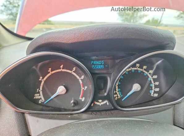 3FADP4BJ0GM130657 2016 FORD FIESTA Red Widok zestawu wskaźników