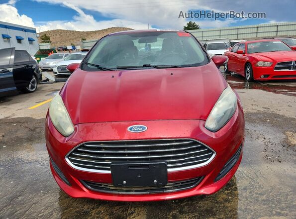 3FADP4BJ0GM130657 2016 FORD FIESTA Red Widok z przodu