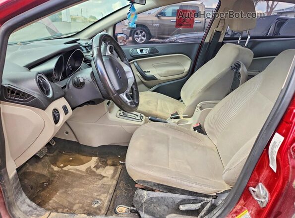 3FADP4BJ0GM130657 2016 FORD FIESTA Red Widok wnętrza z przodu