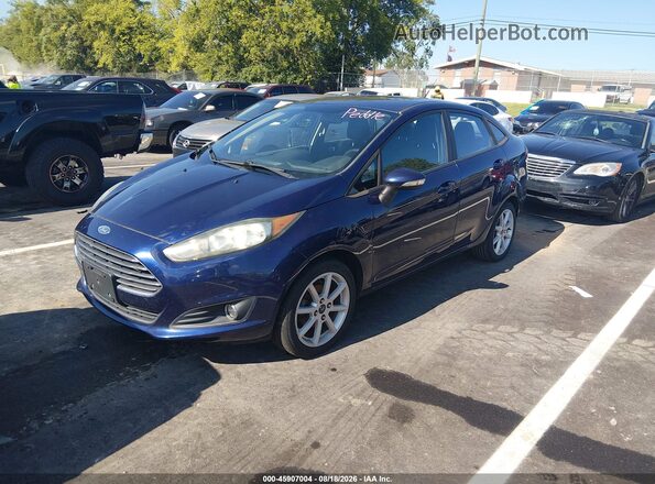 3FADP4BJ0GM156417 2016 FORD FIESTA Blue Передня ліва чверть