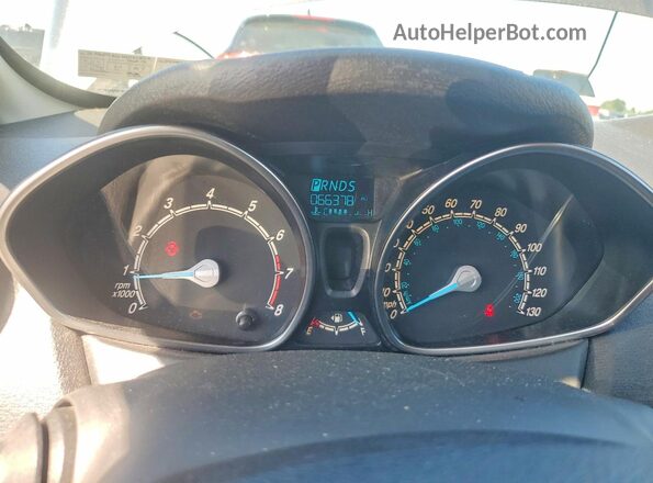 3FADP4BJ0HM161392 2017 FORD FIESTA Серый Вид щитка приборов