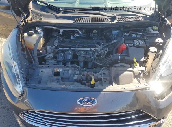 3FADP4BJ0HM161392 2017 FORD FIESTA Серый Вид задней части салона