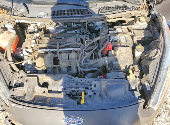 3FADP4BJ0KM133194 2019 FORD FIESTA Серый Вид задней части салона