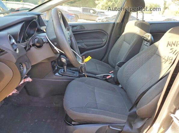 3FADP4BJ0KM133194 2019 FORD FIESTA Серый Вид салона спереди