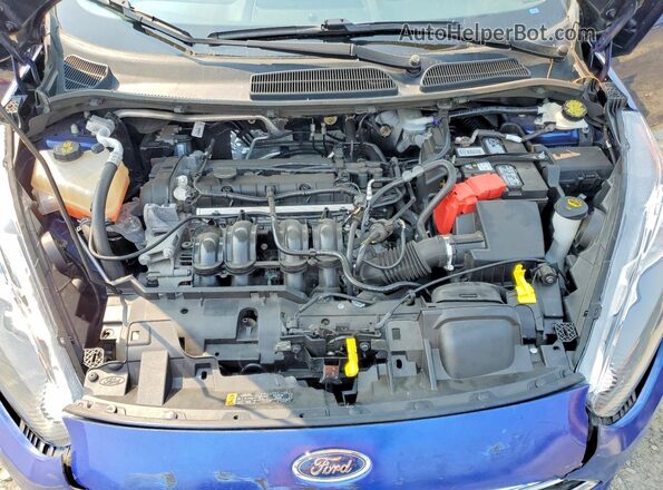 3FADP4BJ1GM167698 2016 FORD FIESTA Blue Widok wnętrza z tyłu