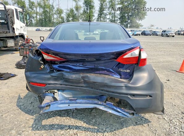 3FADP4BJ1GM167698 2016 FORD FIESTA Blue Widok z tyłu