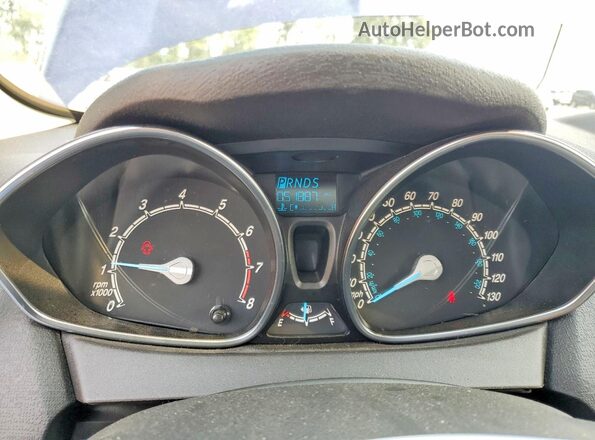 3FADP4BJ1GM167698 2016 FORD FIESTA Blue Widok zestawu wskaźników