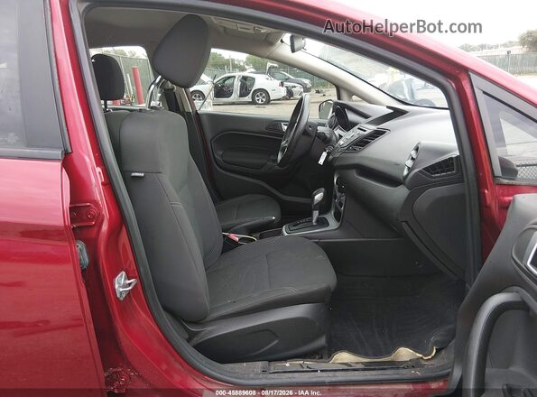 3FADP4BJ1GM173842 2016 FORD FIESTA Maroon Widok wnętrza z przodu