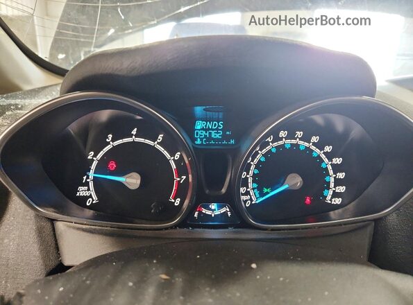 3FADP4BJ1KM109857 2019 FORD FIESTA Black Սարքավորումների վահանակի տեսք