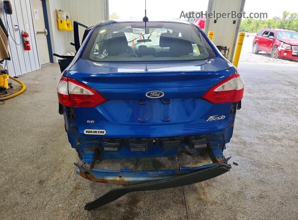 3FADP4BJ1KM135052 2019 FORD FIESTA Blue Вид ззаду