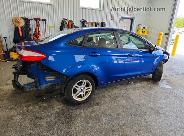 3FADP4BJ1KM135052 2019 FORD FIESTA Blue Задня права чверть