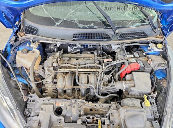 3FADP4BJ1KM135052 2019 FORD FIESTA Blue Вид задньої частини салону