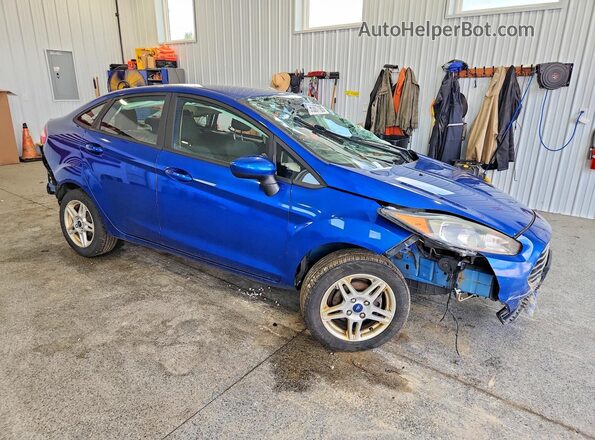 3FADP4BJ1KM135052 2019 FORD FIESTA Blue Передня права чверть