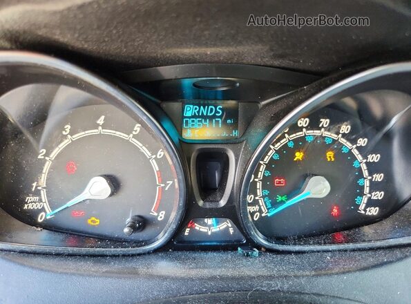 3FADP4BJ1KM157620 2019 FORD FIESTA Blue Սարքավորումների վահանակի տեսք