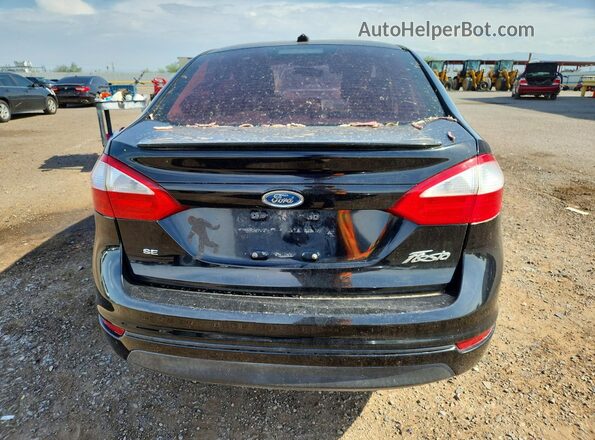 3FADP4BJ2HM104305 2017 FORD FIESTA Черный Вид сзади