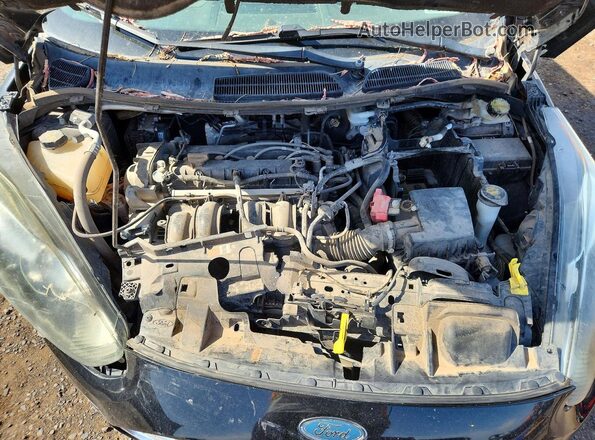 3FADP4BJ2HM104305 2017 FORD FIESTA Черный Вид задней части салона