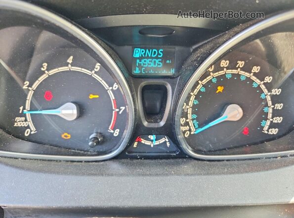 3FADP4BJ2HM170854 2017 FORD FIESTA Silver Vista del cuadro de instrumentos