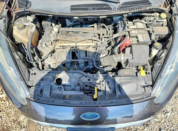 3FADP4BJ2JM104410 2018 FORD FIESTA Серый Вид задней части салона