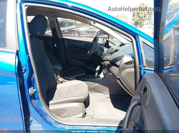 3FADP4BJ2KM105039 2019 FORD FIESTA Blue Widok wnętrza z przodu